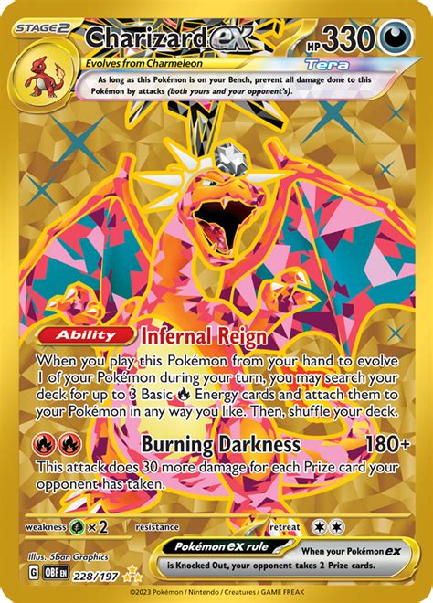 charizard x shiny|Charizard ex (Obsidian Flames 125) .